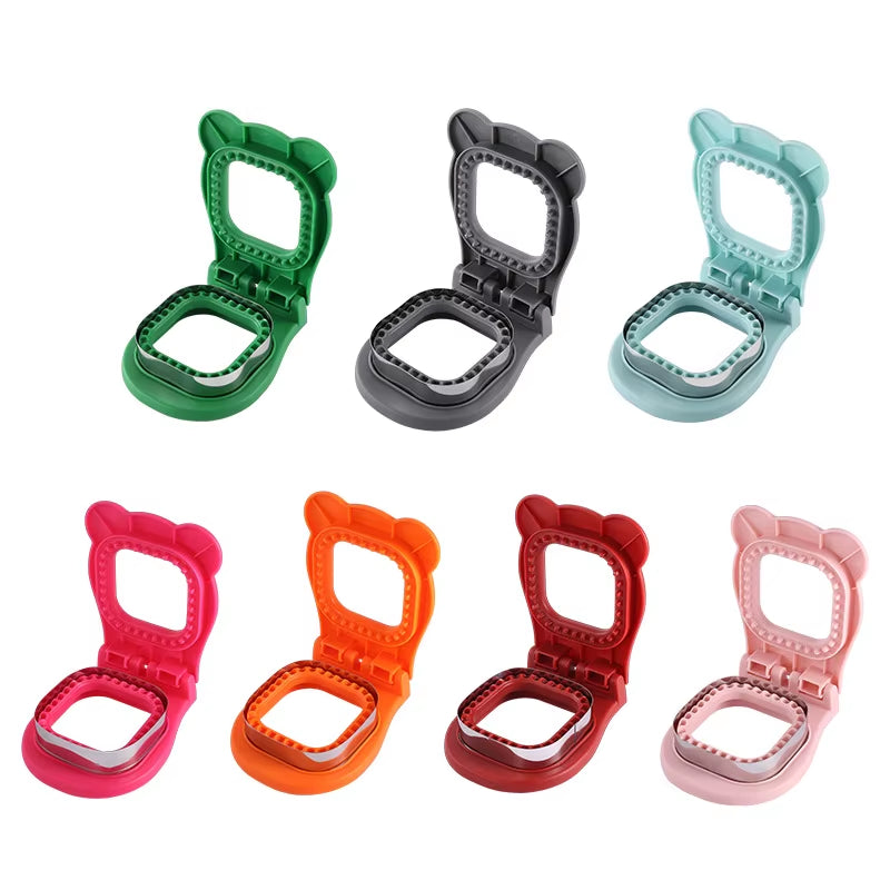 Sandwich Cutter and Sealer Flip Sandwich Cutting Tool for Kids Lunch Stainless Steel Blade Circular Sandwich Bread Toast Mold